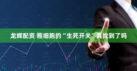 龙辉配资 癌细胞的“生死开关”真找到了吗